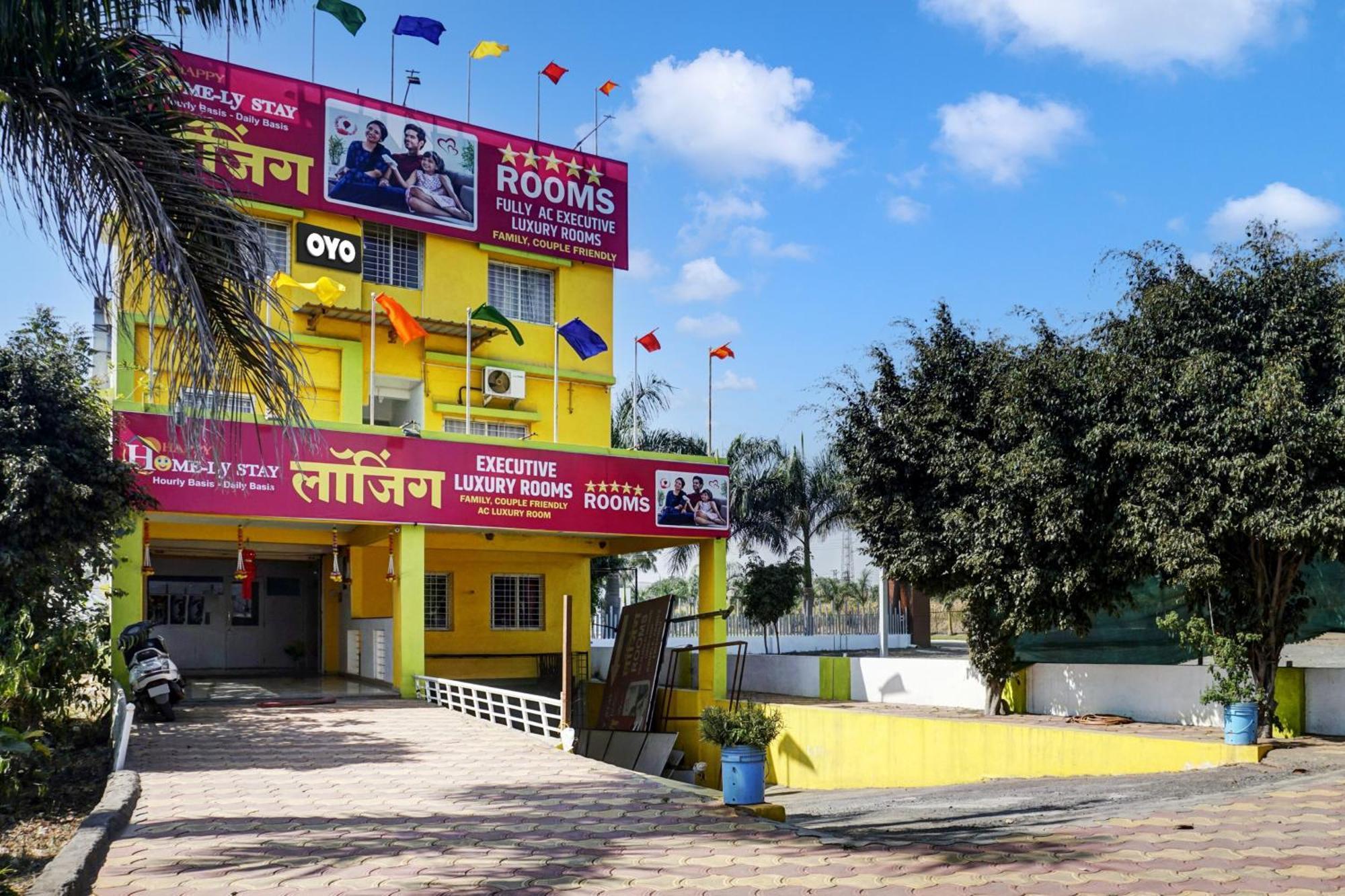 Hotel O Happy Homely Stay Sasvad Bagian luar foto