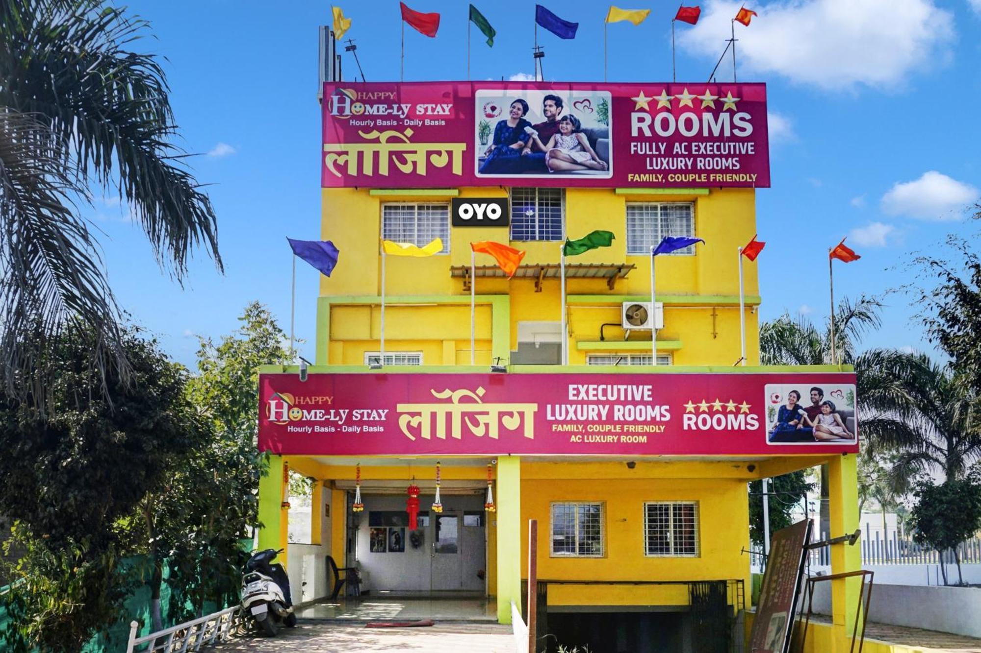 Hotel O Happy Homely Stay Sasvad Bagian luar foto